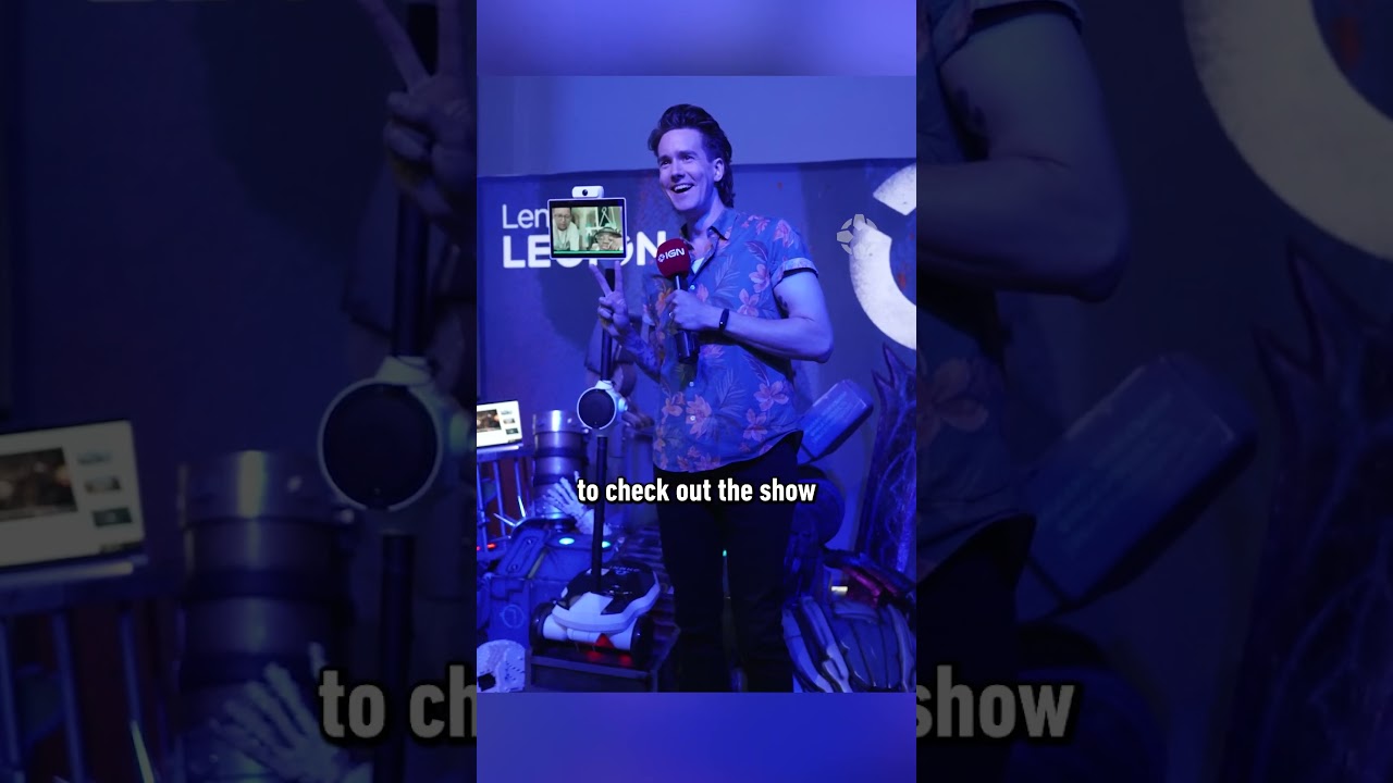 Giving a tour of #IGNLive via Ohmnibot! Presented by @ChildsPlayCharity #ignsummerofgaming