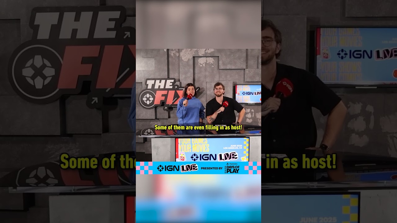 Fans got to try their hand at hosting the Fix at #IGNLive Presented by PlayStation Days of Play