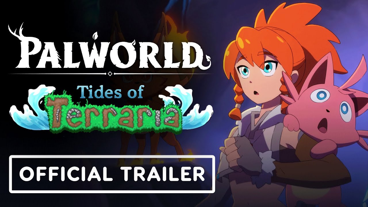 Palworld x Terraria – Official Tides of Terraria Animated Update Release Date Trailer