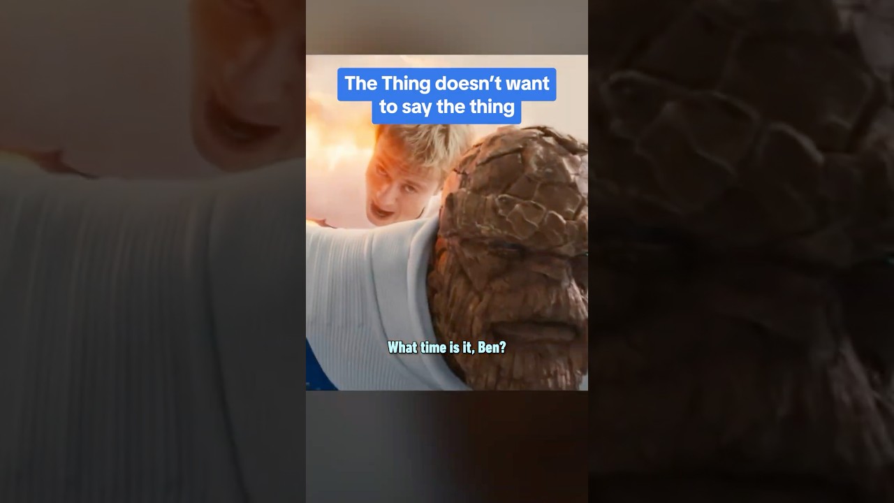 The Thing has a BEARD in the final trailer for The Fantastic Four: First Steps! #marvel #movie #mcu