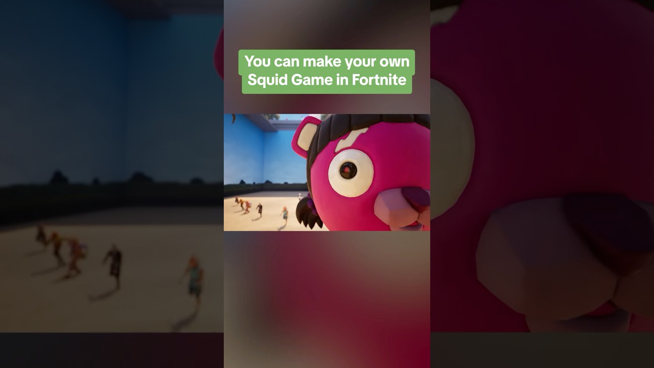 Are you going to make your own Squid Game in Fortnite or will you just play? #fortnite #squidgame
