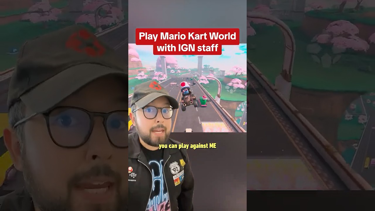 Can you beat us at Mario Kart World? Come to IGN Live to find out! #ignlive #ignsummerofgaming