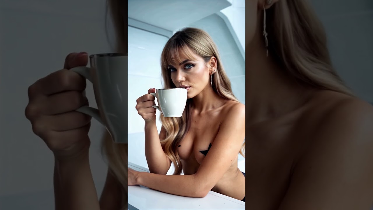 Black Stars 001 – #blonde #model #influencer #ai #coffee #crush #waifu #beauty #beautiful #lingerie