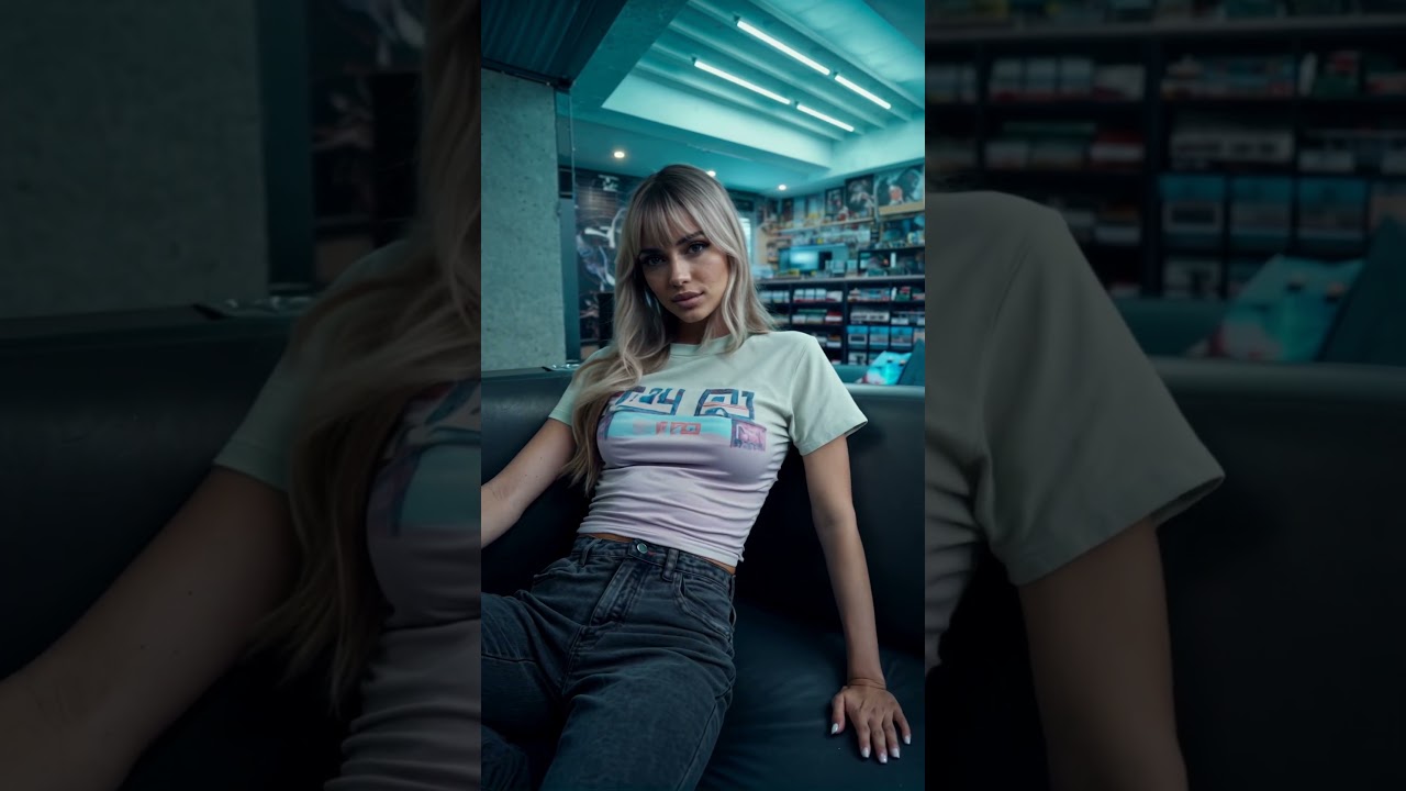 Game Room 008 – #model #worldbuilding #character #ai #gamer #girl #beauty #influencer #waifu #pretty