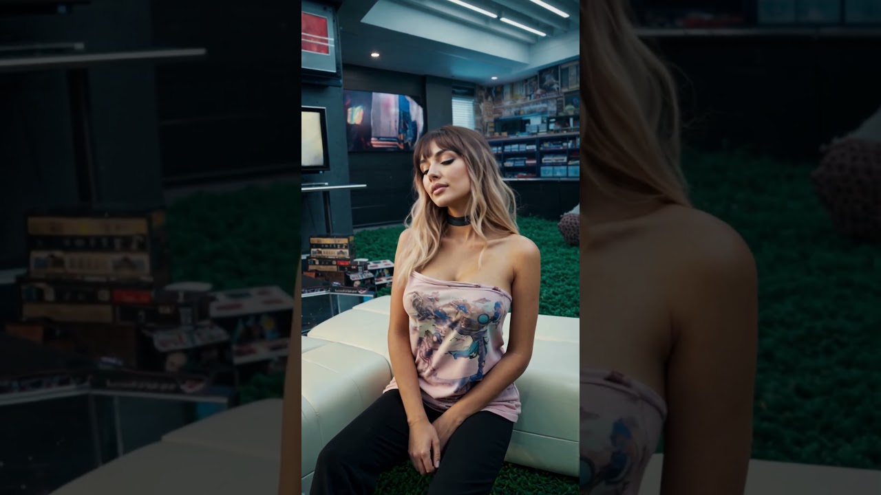 Game Room 011 #model #influencer #beauty #beautiful #ai #girl #crush #fashion #clothing #waifu #babe