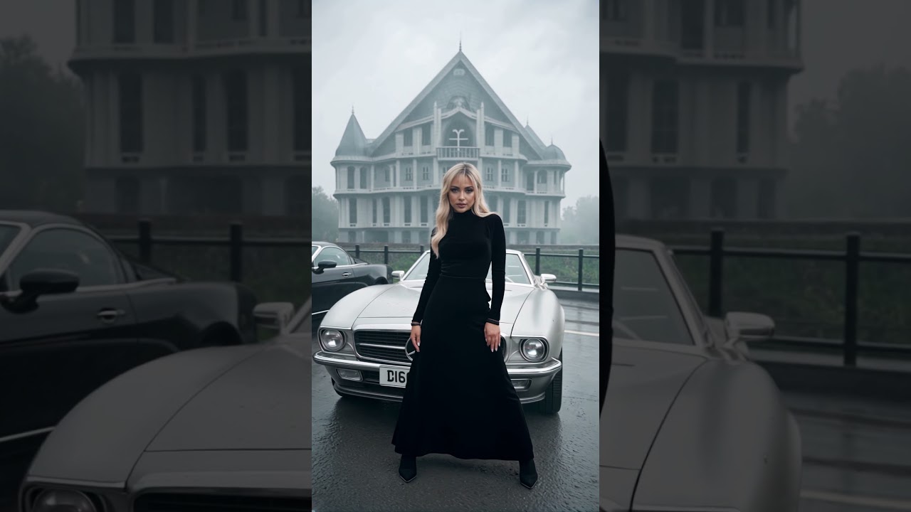 Car Collection 002 – #influencer #aimodel #model #blackdress #blonde #ai #waifu #aiinfluencer #car