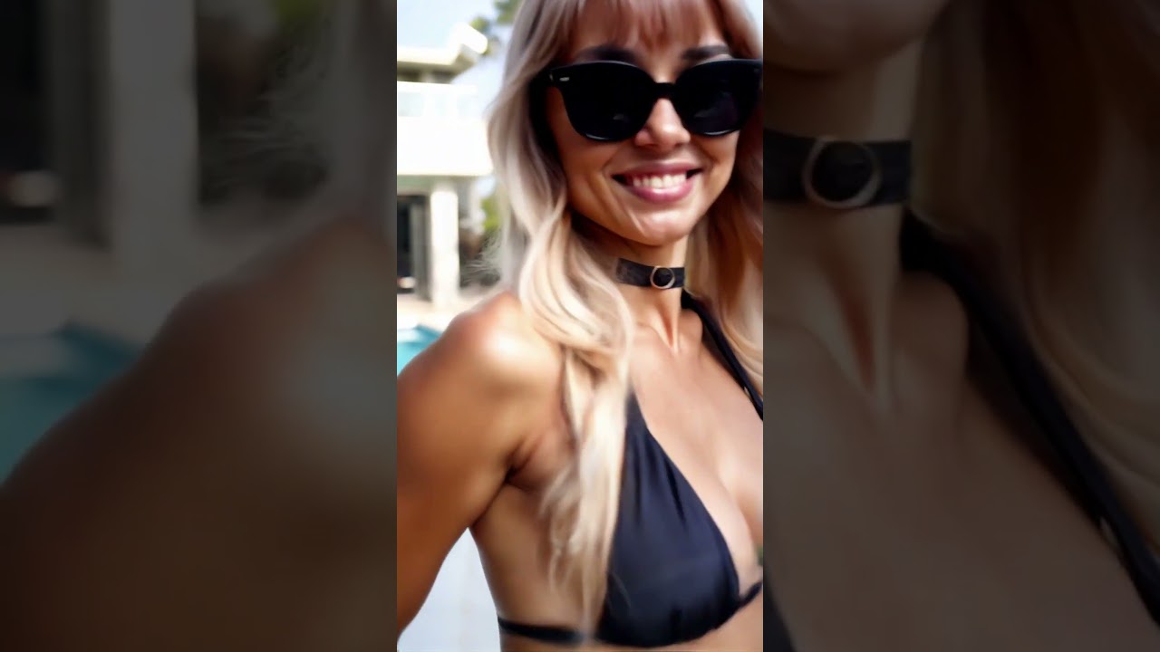 Poolside 001 – #aimodel #swimsuit #aiinfluencer #aiart #virtualmodel #glam #waifu #digitalmuse #ai