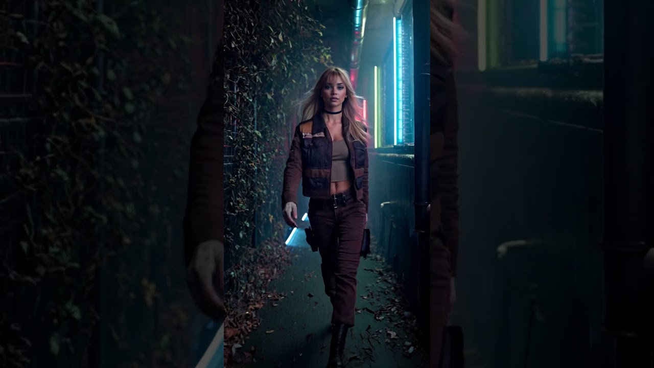 Kharissa Sci-Fi Fantasy Wardrobe Study 001 #aimodel #worldbuilding #aifashion #digitalmuse #scifi