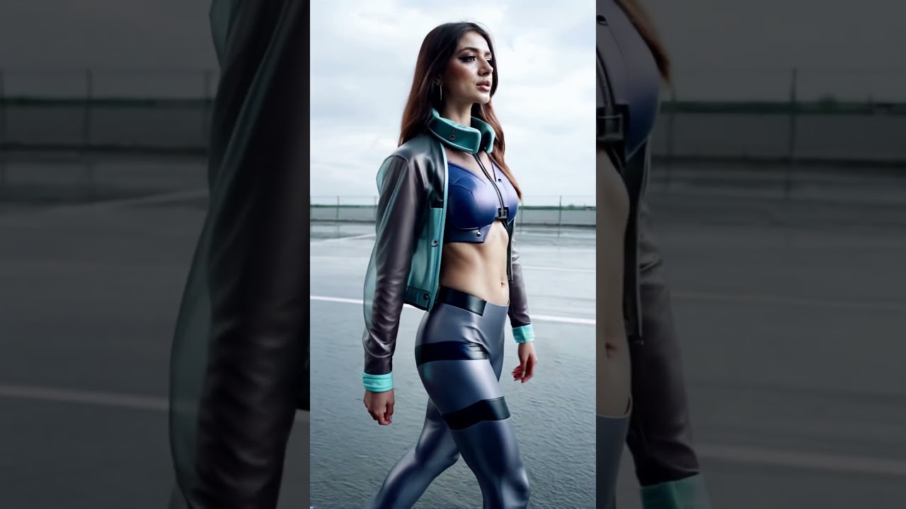 Zeli Tarmac 001 #model #scifi #pilot #cyberpunk #costume #cosplay #influencer #crush #waifu #ai #hot