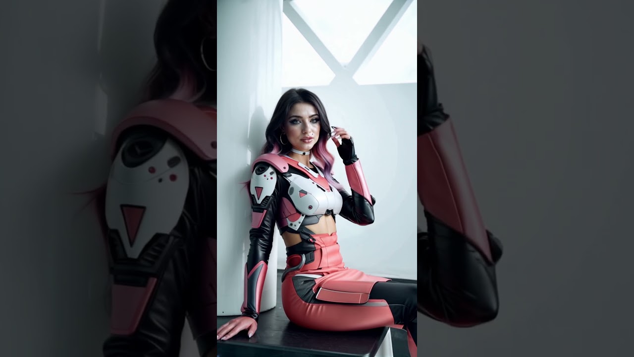 Zeli Pink Armor 001 #model #influencer #fashion #beautiful #girl #ai #crush #waifu #pink #aesthetic
