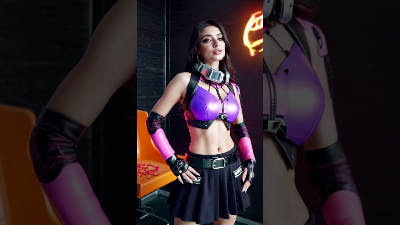 Zeli Cyberpunk 001 #cosplay #scifi #cyberpunk #fashion #model #influencer #skirt #girl #waifu #crush