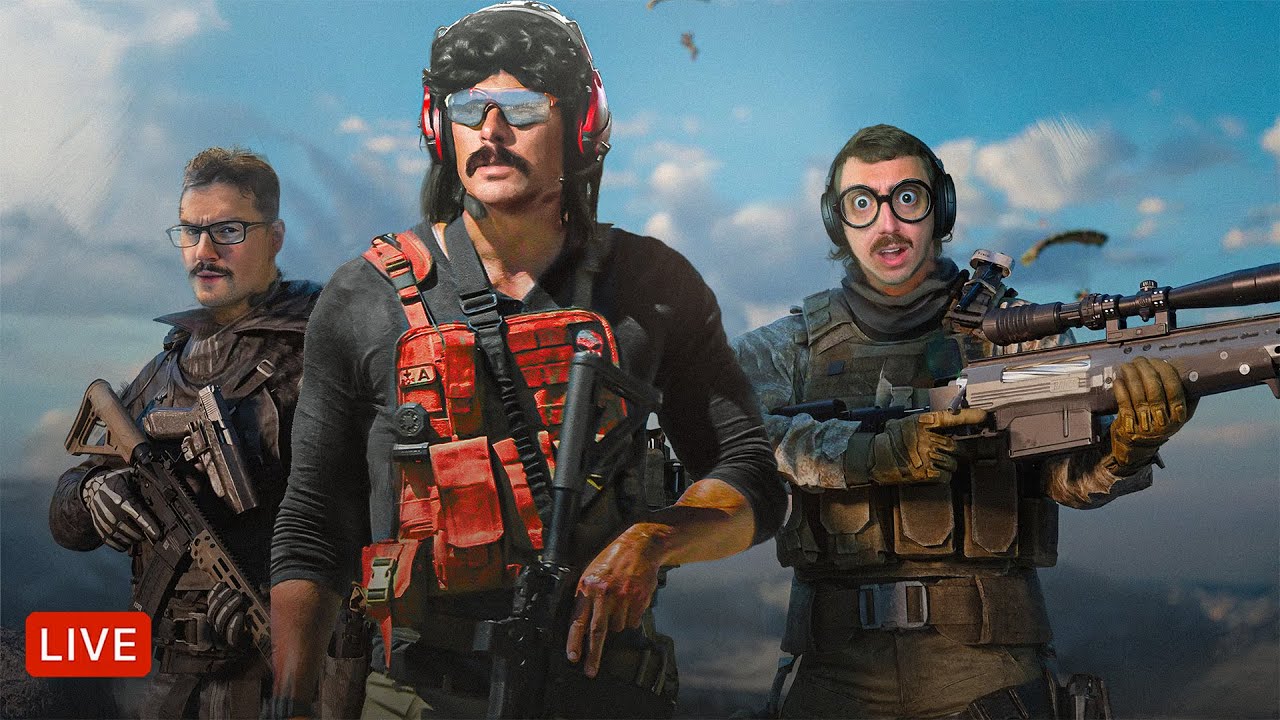 🔴LIVE – DR DISRESPECT – WARZONE – STACHE OPS RANKED