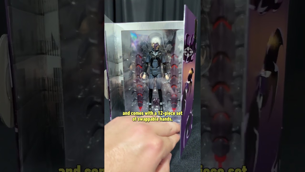This Tokyo Ghoul Ken Kaneki figure has cool attachments and swappable pieces. Presented by @jazwares