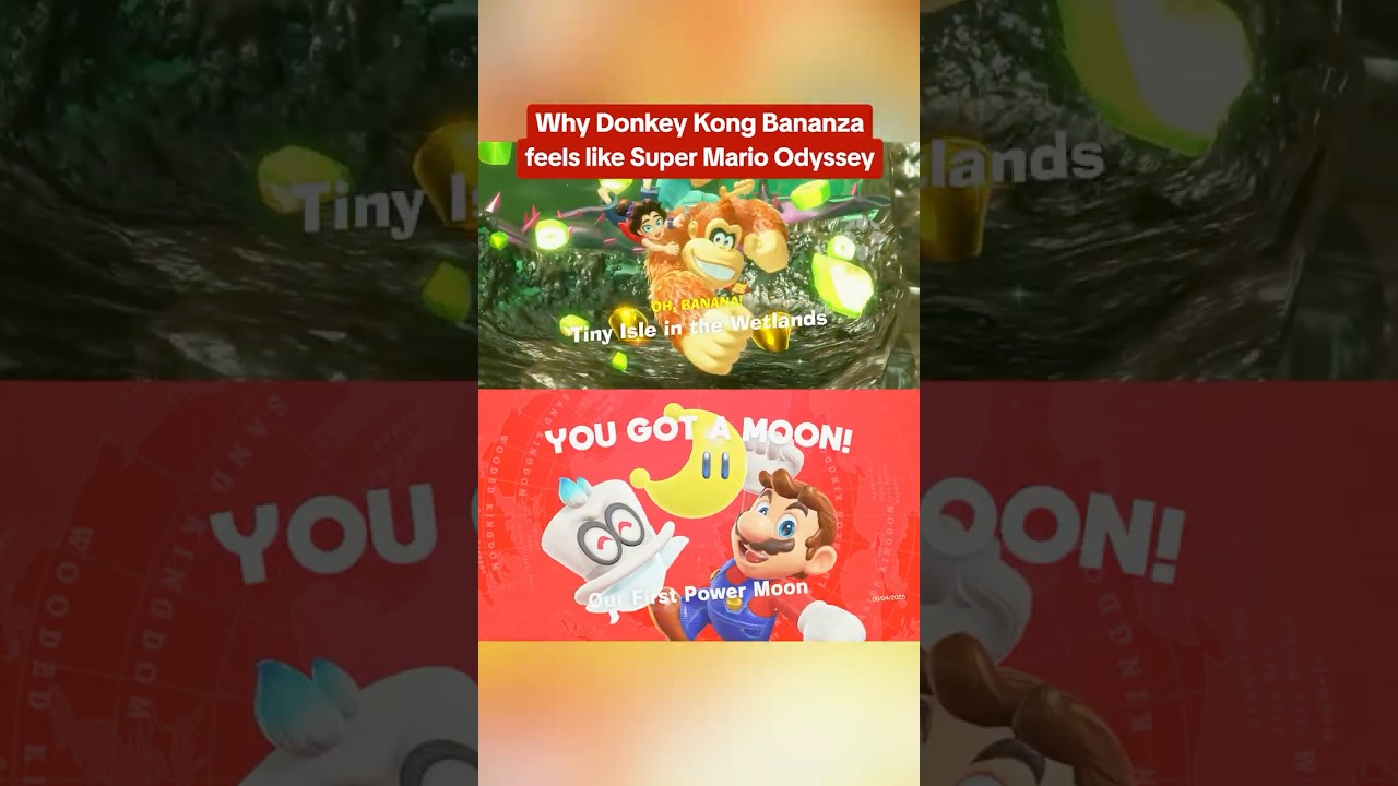 Nintendo confirmed that Donkey Kong Bananza was developed by the Super Mario Odyssey team! #ign