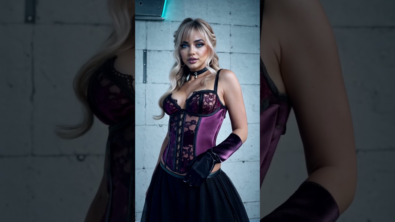 Kharissa Saloon Girl 008 #fashion #lace #lingerie #model #waifu #girl #ai #crush #beautiful #corset