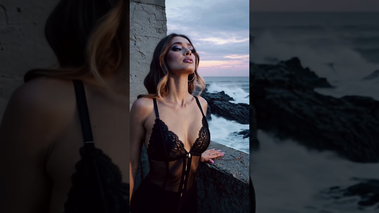 Revi Beach Day 001 – #fashion #model #crush #waifu #redhead #girl #beauty #beautiful #pretty #ai