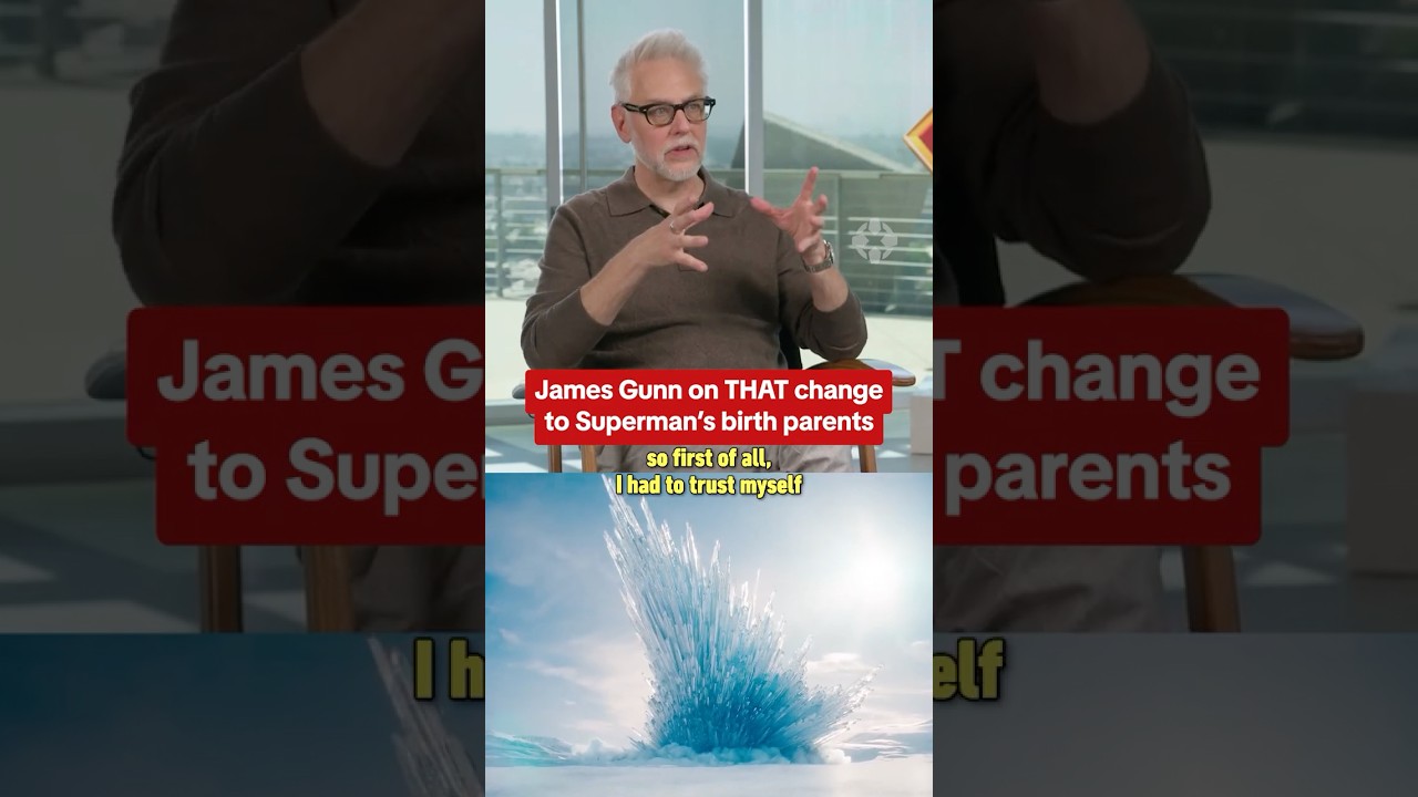 James Gunn explains why he changed [SPOILER] for Superman’s birth parents! #superman #jamesgunn #ign