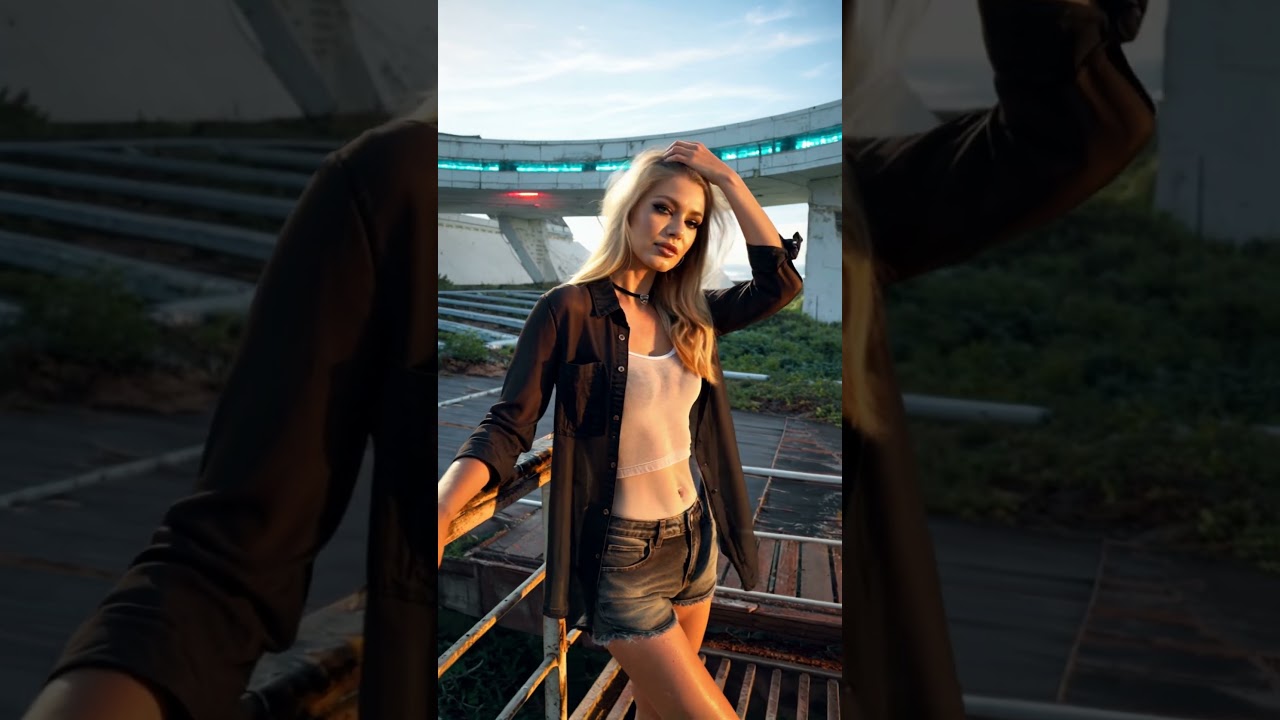 Old Beach Facility 003 – #fashion #model #crush #waifu #blonde #girl #beauty #beautiful #pretty #ai