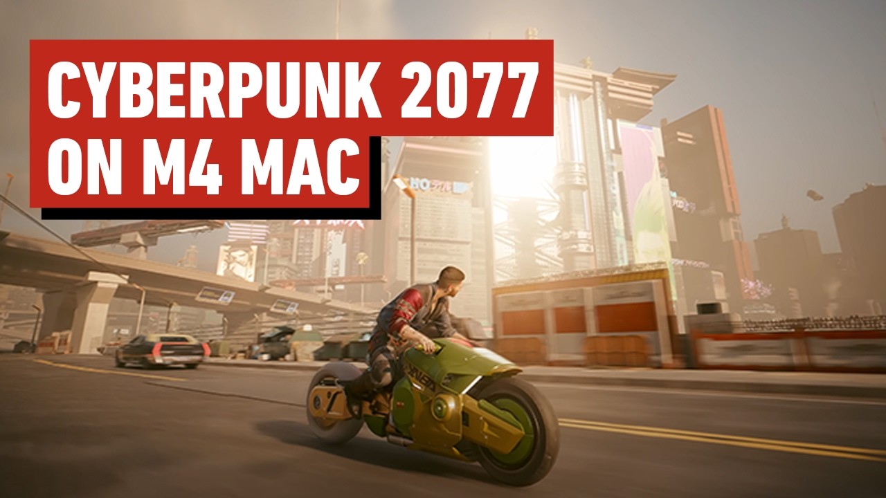 38 Minutes of Cyberpunk 2077 Running on Mac (M4 Max)