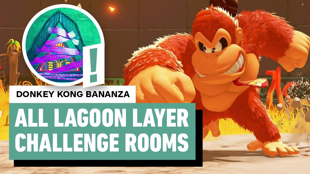 Donkey Kong Bananza – All Lagoon Layer Challenge Rooms | Locations and Solutions
