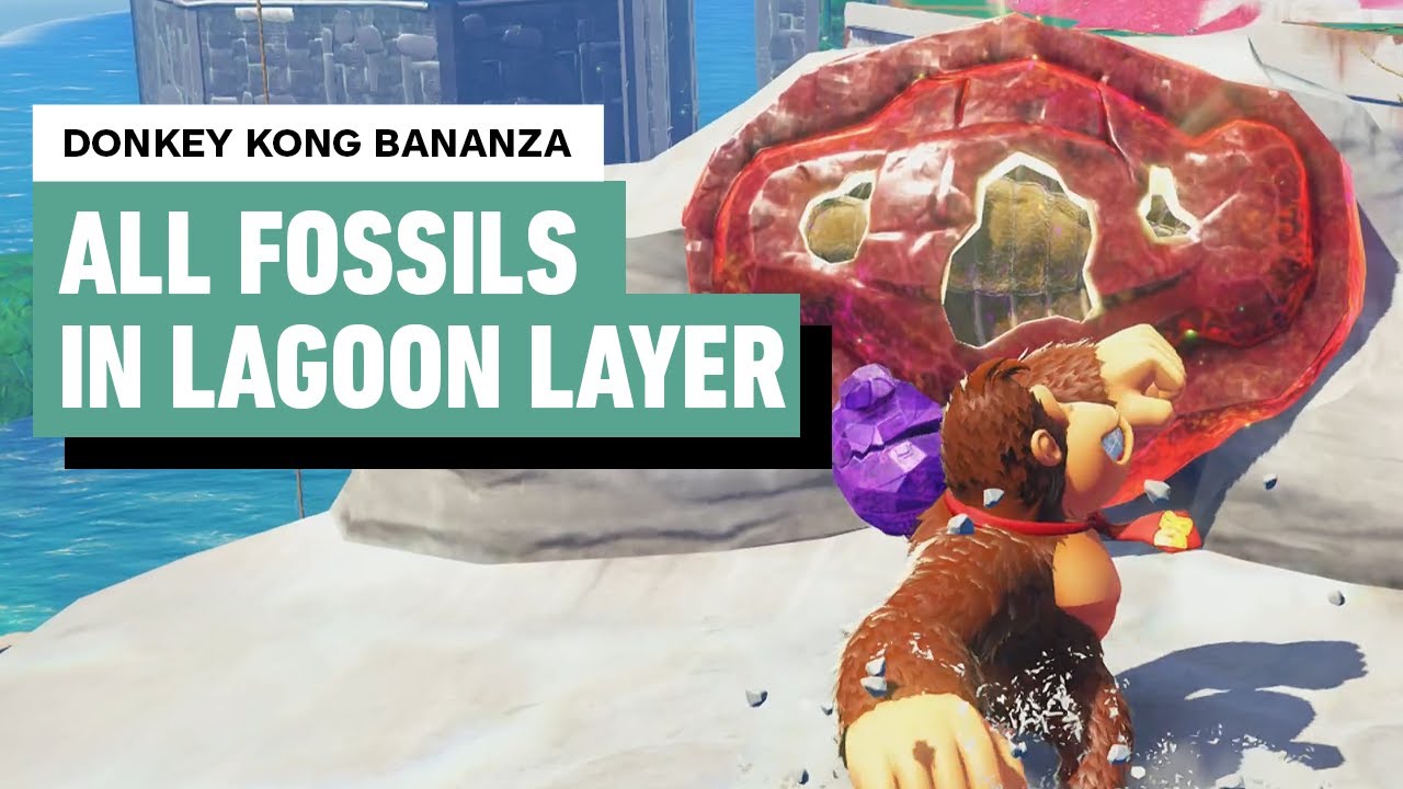 Donkey Kong Bananza – Every Lagoon Layer Fossil Location | Rare and Legendary