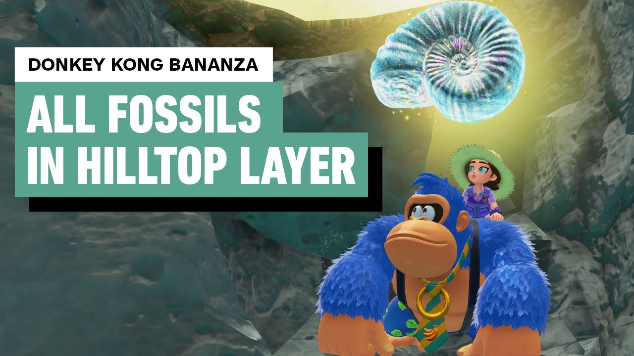 Donkey Kong Bananza – Every Hilltop Layer Fossil Location