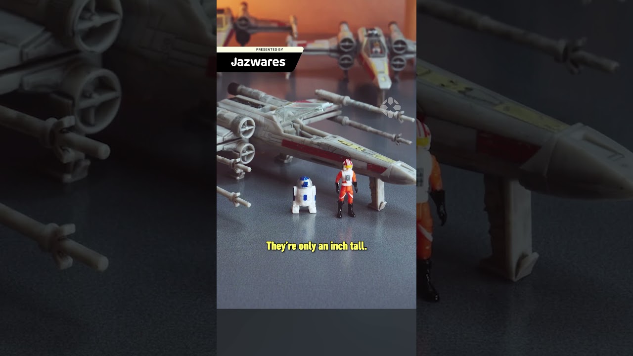 Jazwares’ Vault Micro Galaxy Squadron Series has X-wings and TIE fighters. Presented by @jazwares
