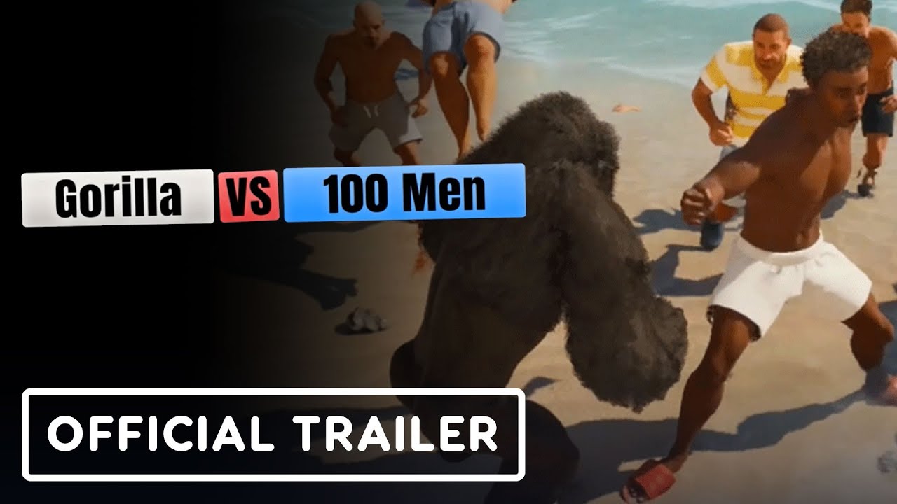 Gorilla Vs 100 Men – Official Gameplay Launch Trailer