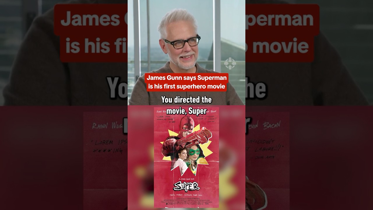 James Gunn says Superman is the first superhero movie he’s ever made. #superman #jamesgunn #ign