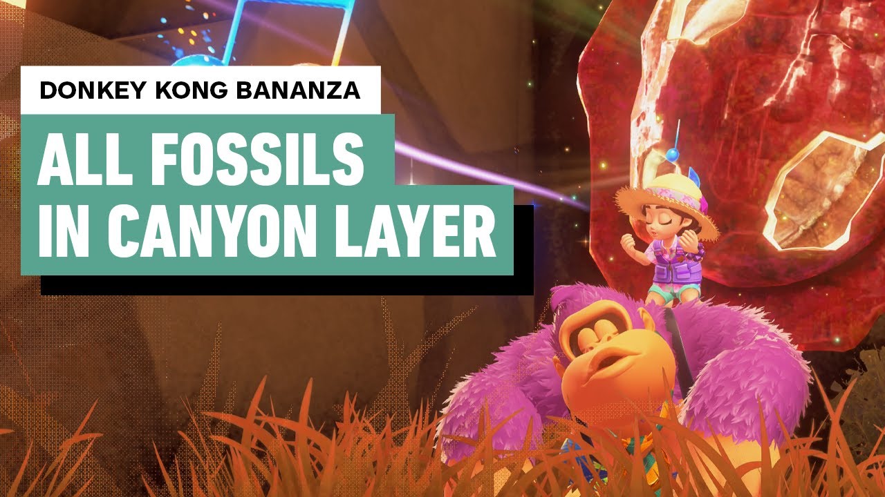 Donkey Kong Bananza – Every Canyon Layer Fossil Location | Rare and Legendary