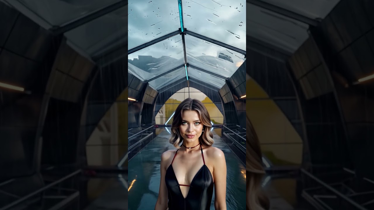 Rainforest Dome 004 – #scifi #model #fashion #beauty #beautiful #girl #waifu #crush #pretty #ai #fyp