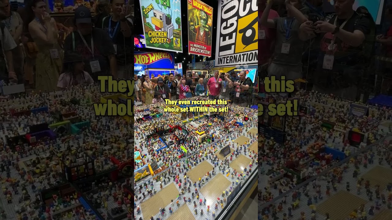 This is the craziest LEGO set we’ve ever seen: It’s the actual San Diego Comic-Con! #sdcc #ign #lego