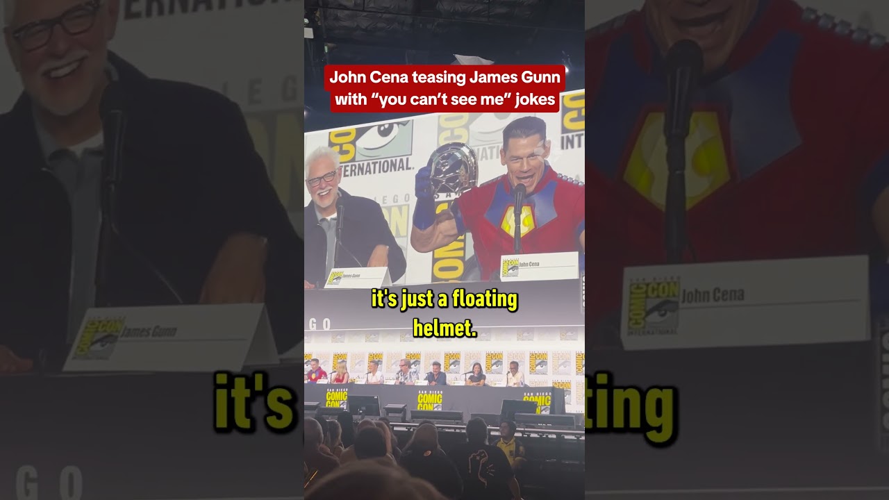 James Gunn hates “you can’t see John Cena” jokes #sdcc