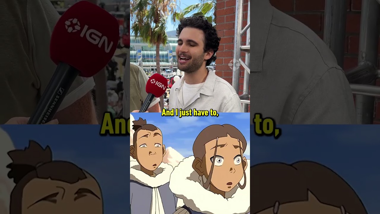 What Aang’s voice actor sounds like now #sdcc