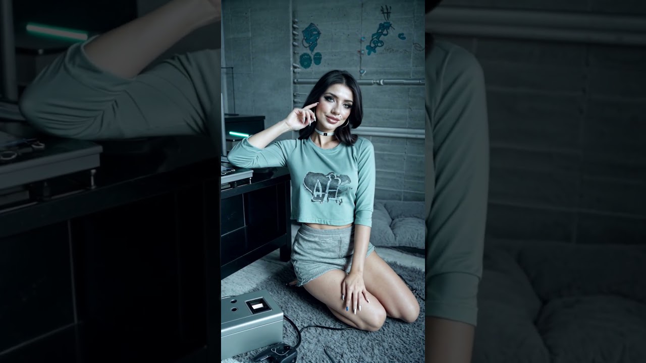 Zeli Grey 003 #model #influencer #fashion #beauty #beautiful #girl #ai #crush #waifu #retro #cute