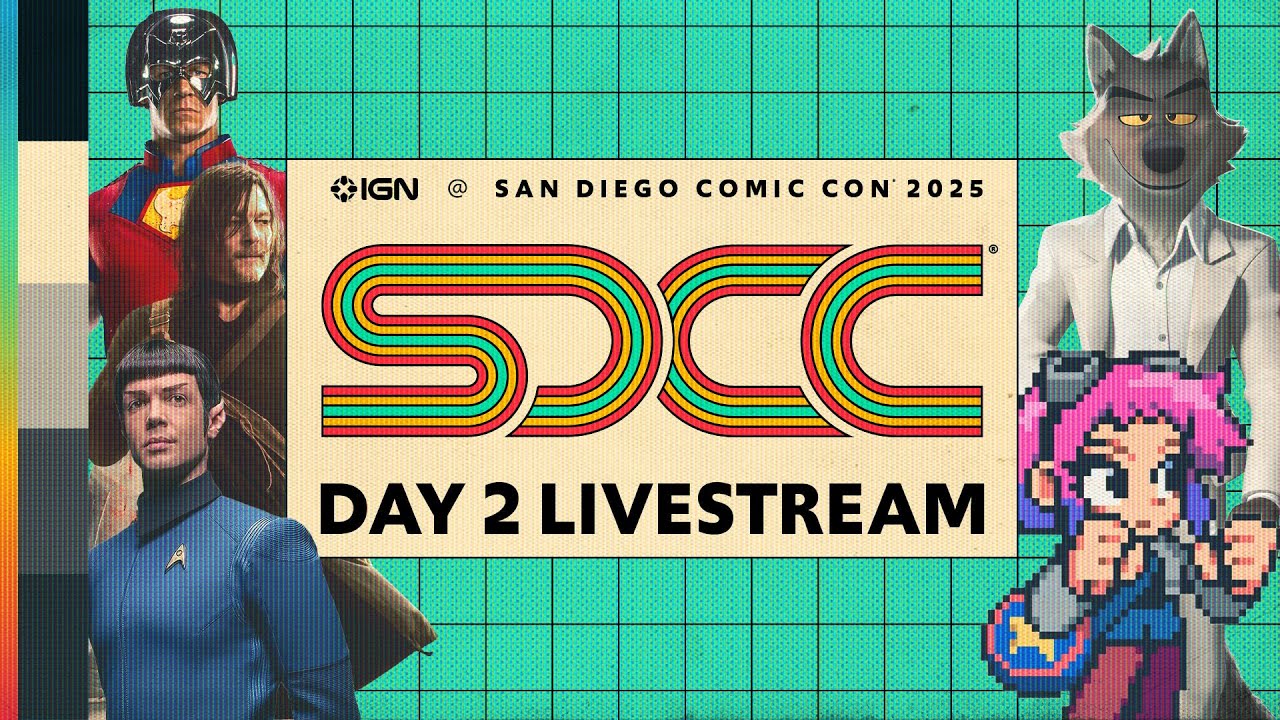 IGN at SDCC – Day 2 Livestream with Peacemaker, Scott Pilgrim EX, TWD: Daryl Dixon, and More