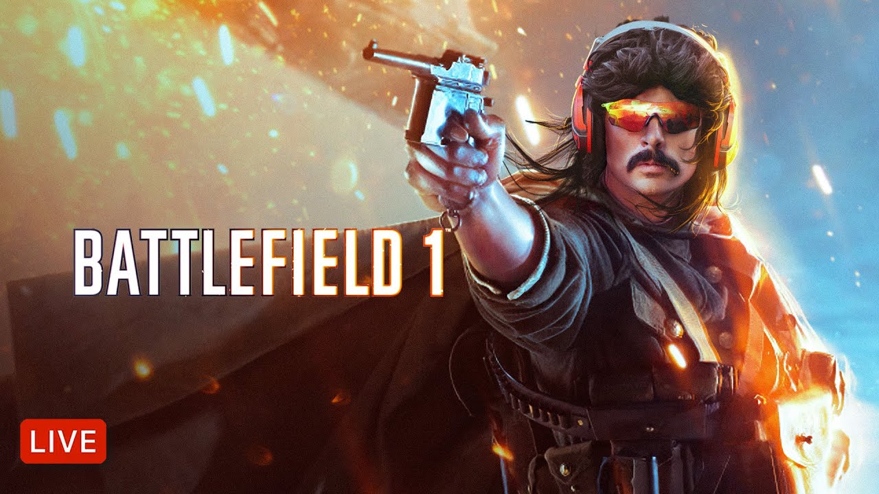 🔴LIVE – DR DISRESPECT – BATTLEFIELD 1 – FULL GAME