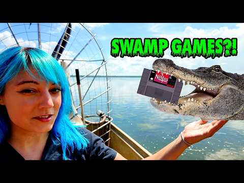 Finding CRAZY Retro Games in the Middle of the Swamp!