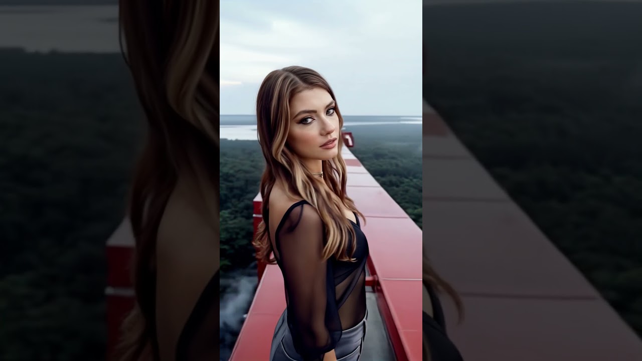 Facility Roof 002 #model #influencer #beauty #beautiful #ai #girl #crush #fashion #waifu #babe #fyp