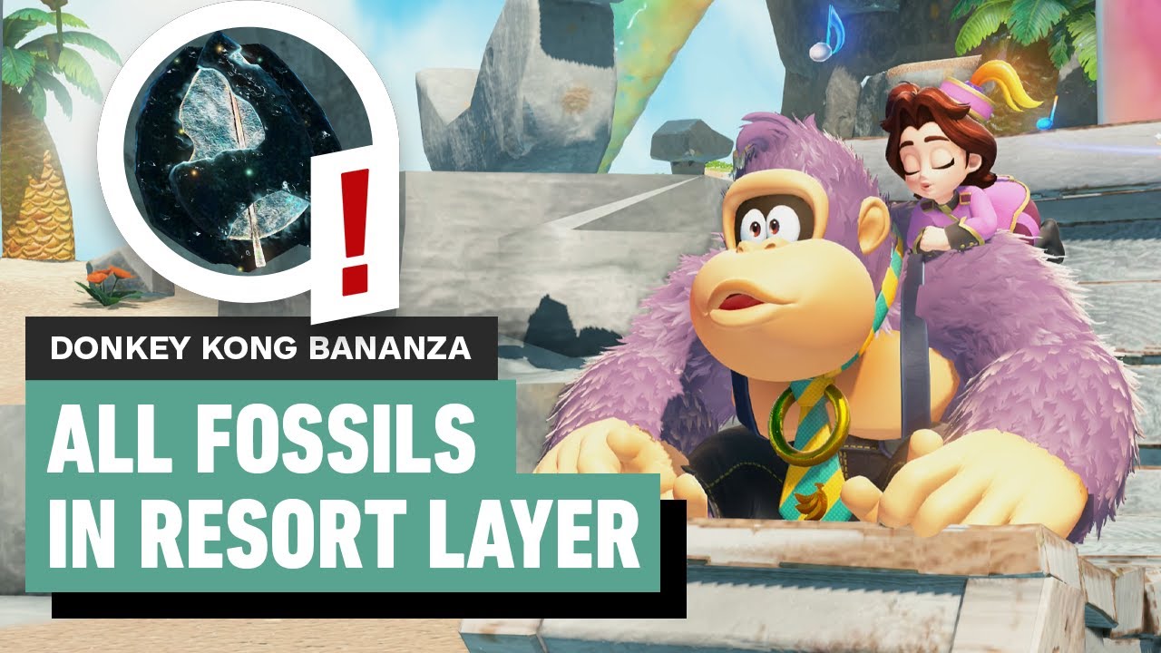 Donkey Kong Bananza – Every Resort Layer Fossil Location