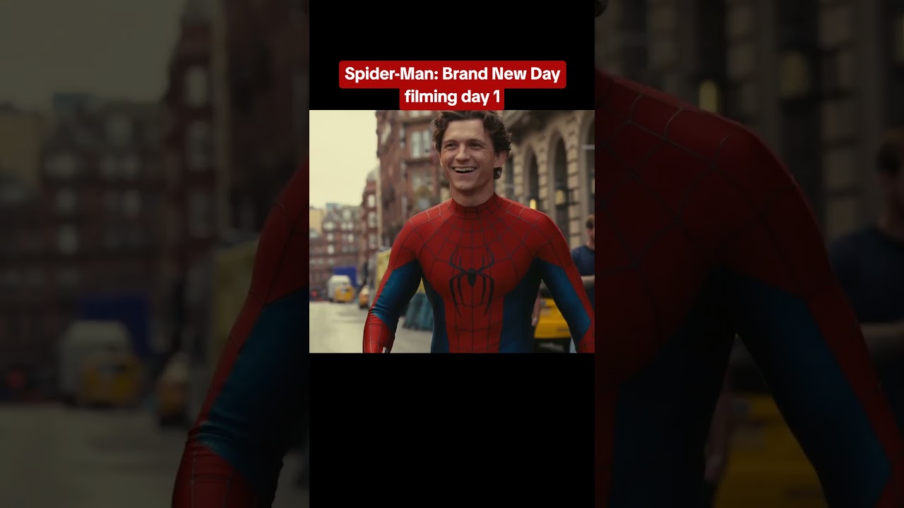 Tom Holland’s new Spider-Man suit in action