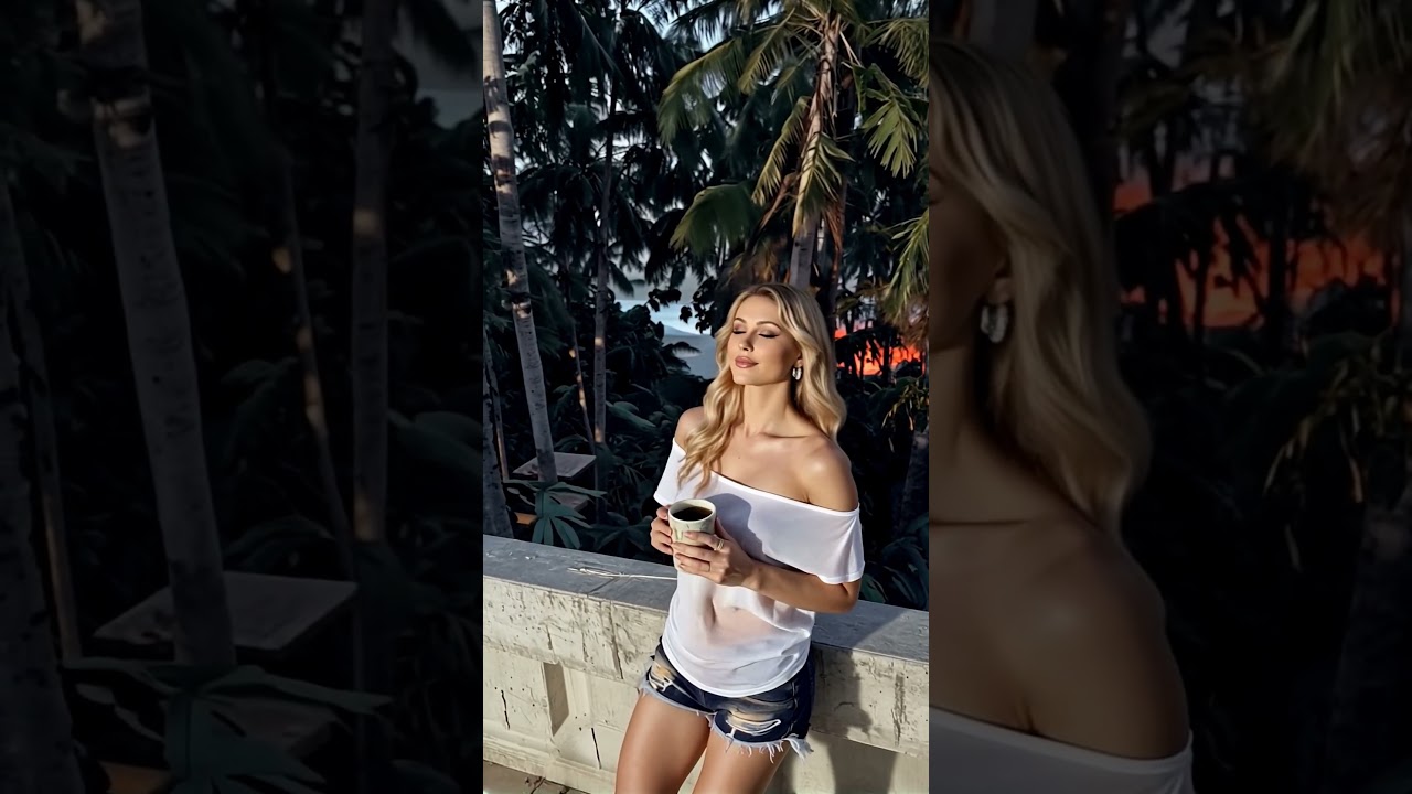 Morning Coffee 014 – #model #model #coffee #relaxing #waifu #ai #crush #fashion #girl #beauty #chill