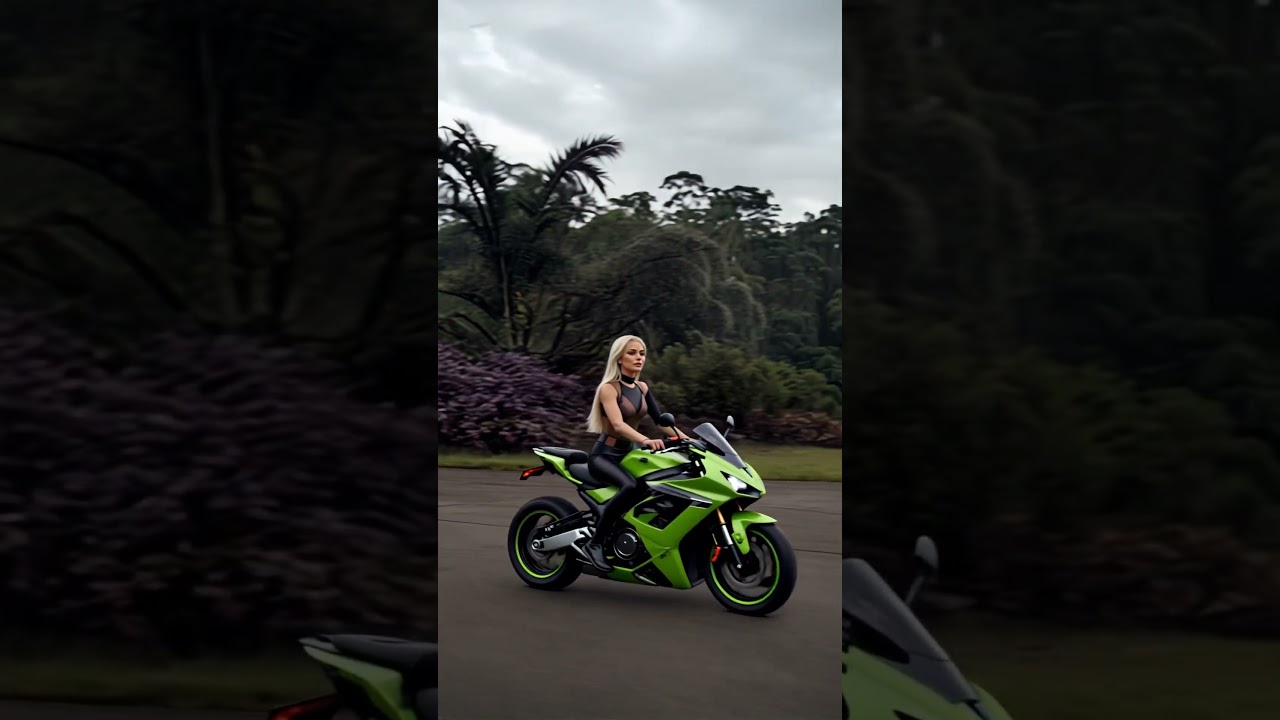 Superbike 001 #model #pretty #fashion #beauty #beautiful #girl #ai #crush #waifu #motorcycle #biker