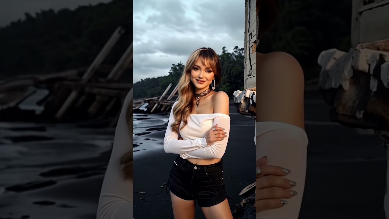 Old Beach Facility 008 – #fashion #model #crush #waifu #blonde #girl #beauty #beautiful #pretty #ai