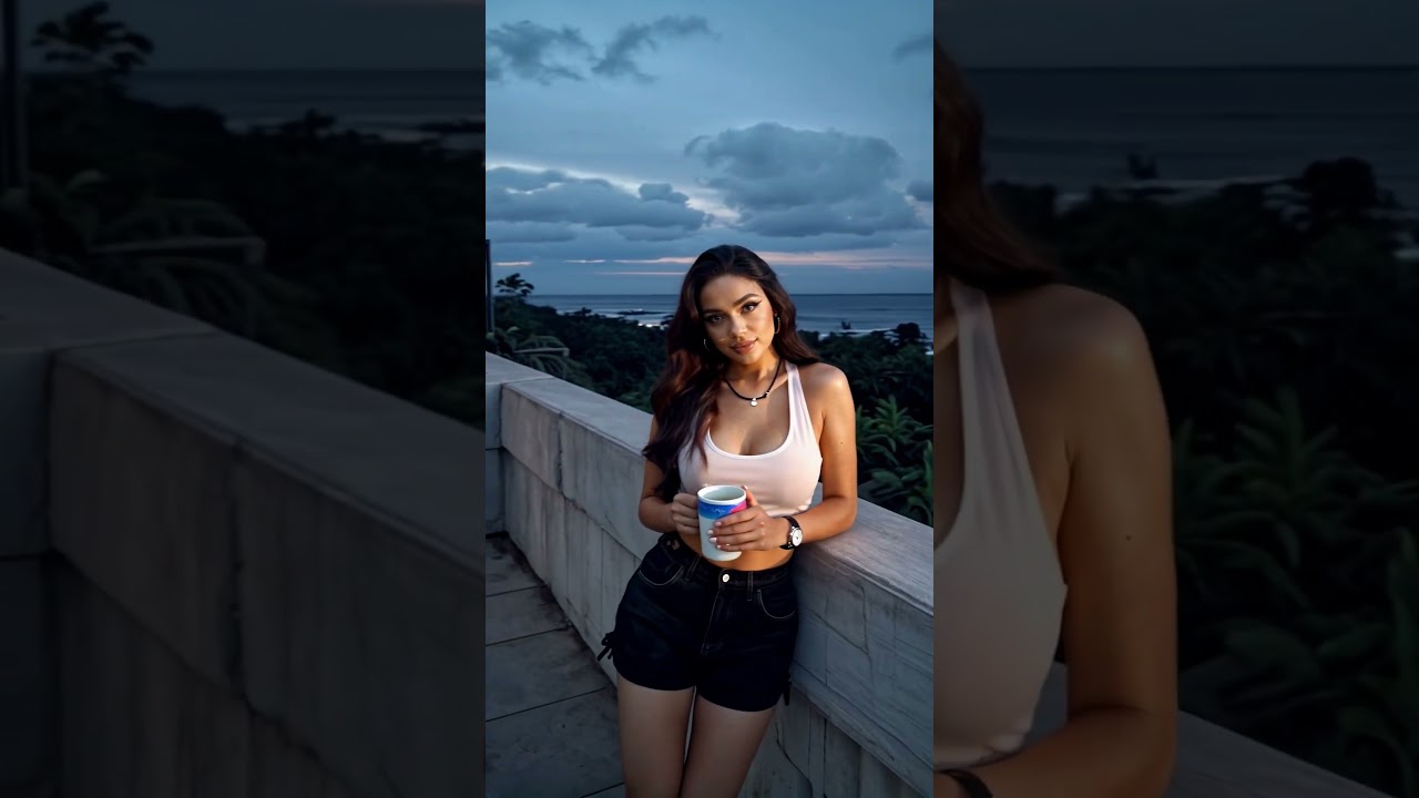 Morning Coffee 007 – #model #model #coffee #relaxing #waifu #ai #crush #fashion #girl #beauty #chill