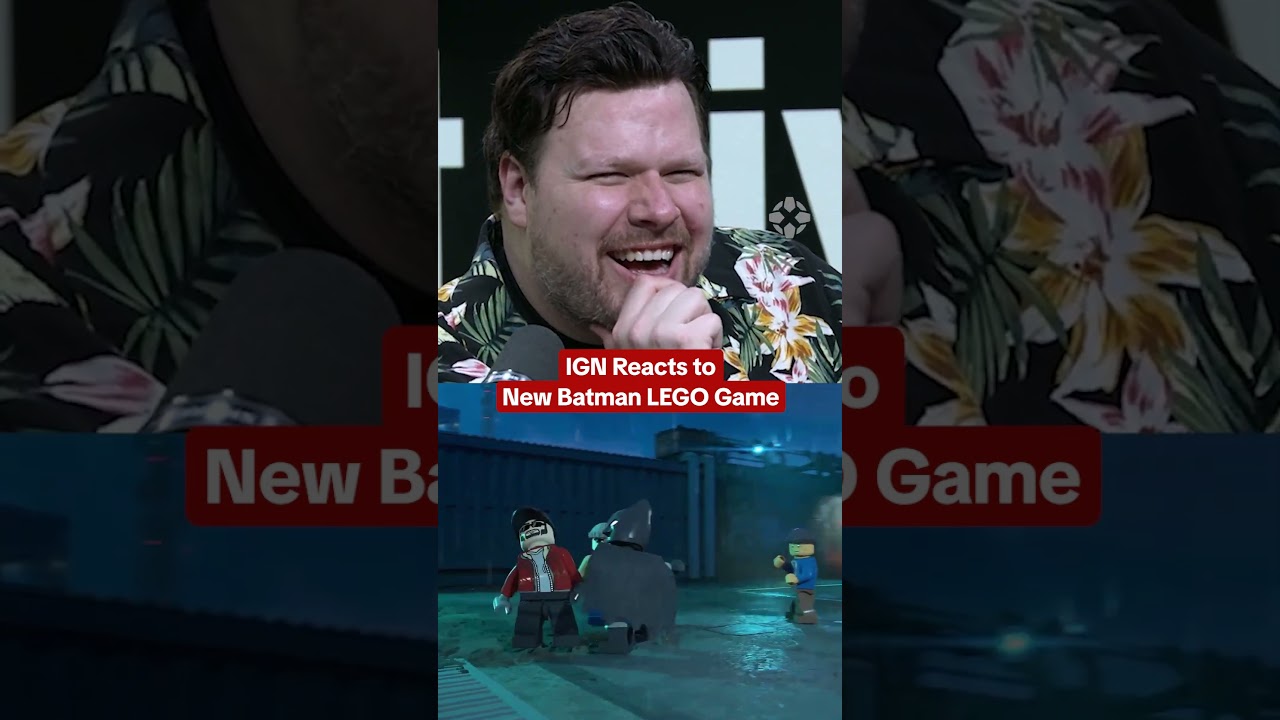 The Dark Knight’s Joker scene with a Michael Keaton reference?! #gamescom2025 #batman #ign #reaction