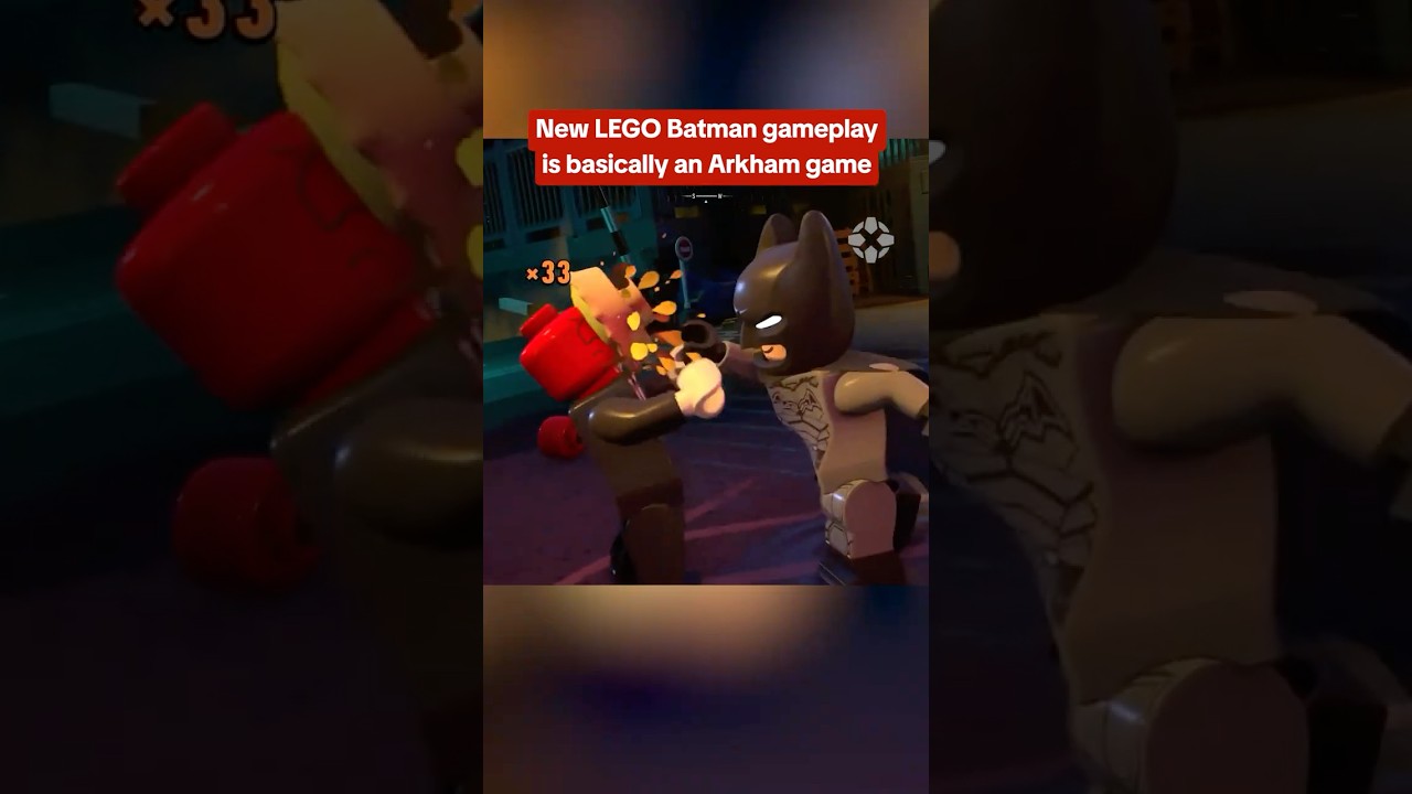 The combat in the new LEGO Batman game is basically an Arkham game! #gamescom2025 #batman #lego #dc