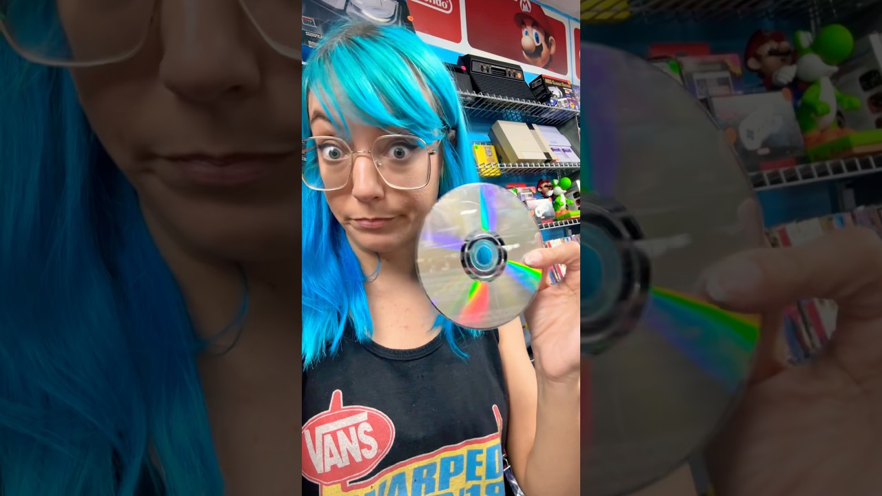 Can this disc be saved?? #retrogaming #nintendo #wii #games #radjunk