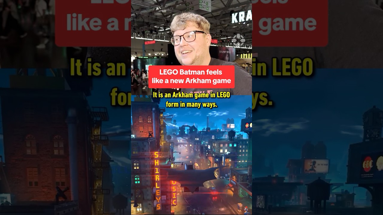 We played the new LEGO Batman game! Here are our quick thoughts! #gamescom2025 #batman #gameplay #dc
