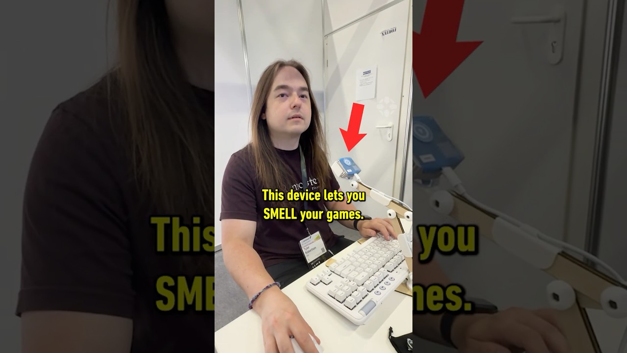 Do you want to smell video games? Check out the Omara Scent Display! #gamescom2025 #gaming #smell